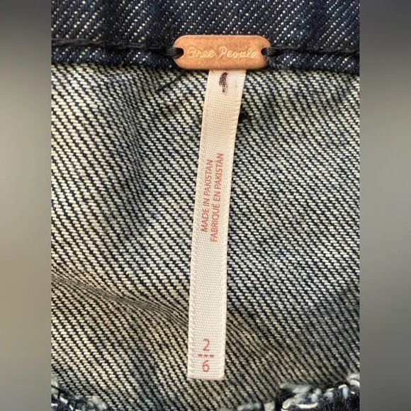 Free People Blue Denim Vest Top & Skirt Set - Picture 8 of 13